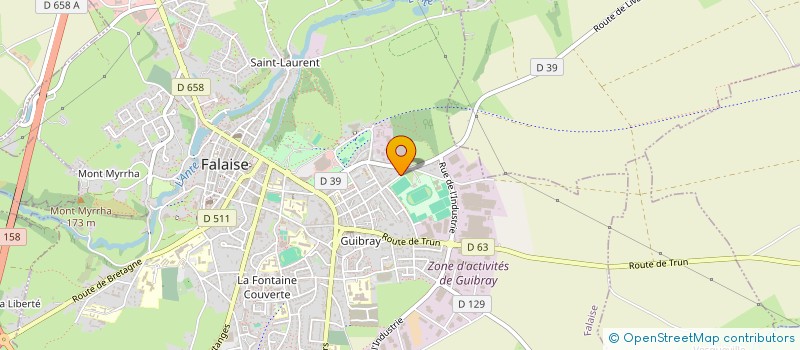 localisation de l'entreprise MONSIEUR VINCENT PONCEAU à FALAISE