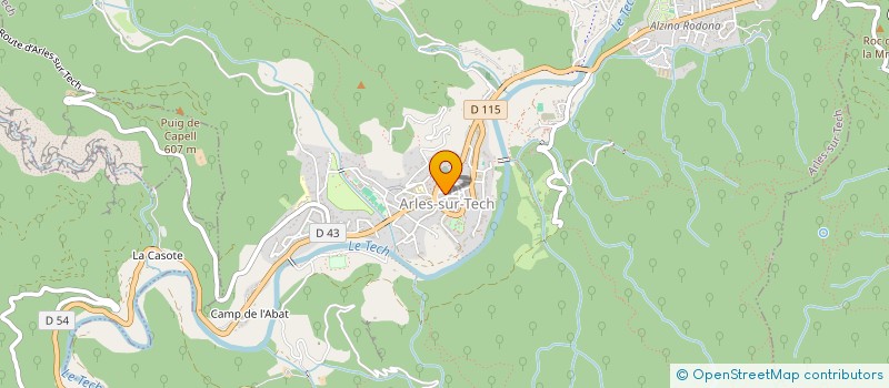 localisation de l'entreprise MONSIEUR VINCENT PONCET  ARLES-SUR-TECH