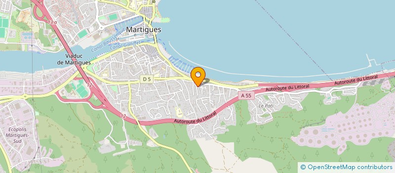 localisation de l'entreprise MONSIEUR VINCENT PONCET  MARTIGUES