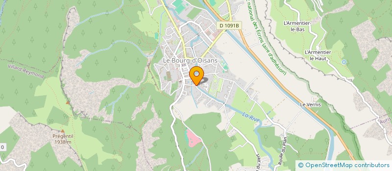 localisation de l'entreprise MONSIEUR VINCENT PONS  LES DEUX ALPES