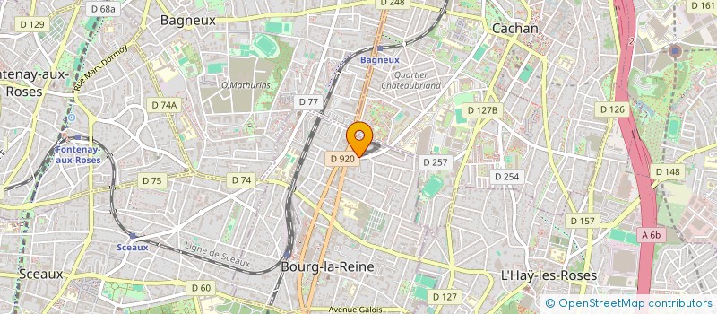 localisation de l'entreprise MONSIEUR VINCENT PONS à BOURG-LA-REINE