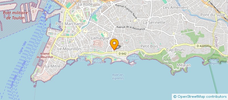 localisation de l'entreprise MONSIEUR VINCENT PORCHER à TOULON