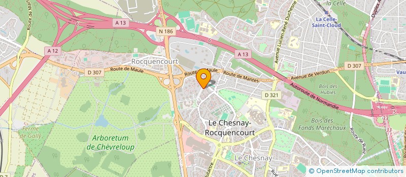 localisation de l'entreprise MONSIEUR VINCENT PORCHER à LE CHESNAY-ROCQUENCOURT