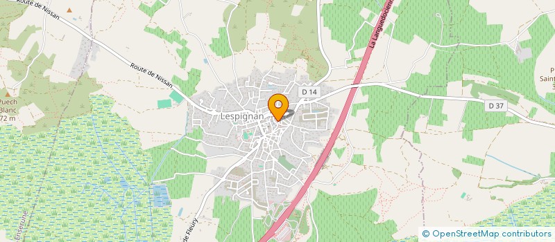 localisation de l'entreprise MONSIEUR VINCENT PORCU  LESPIGNAN