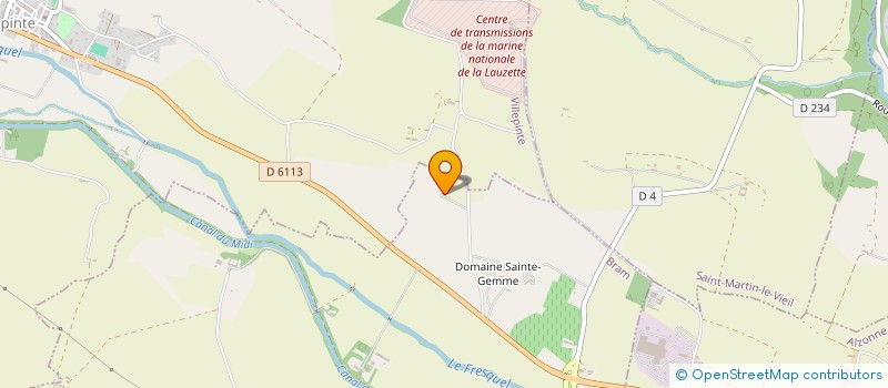 localisation de l'entreprise MONSIEUR VINCENT PORTAL à BRAM