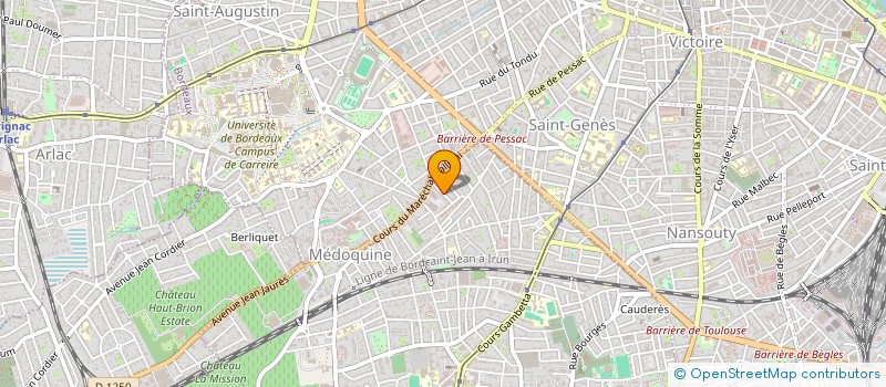 localisation de l'entreprise MONSIEUR VINCENT PORTE-PETIT à TALENCE