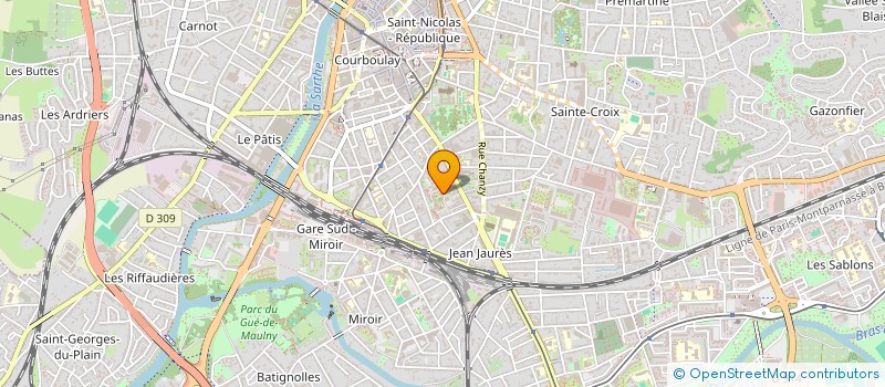 localisation de l'entreprise MONSIEUR VINCENT PORTEBOEUF  LE MANS