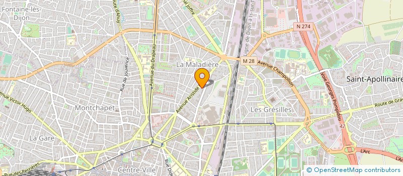localisation de l'entreprise MONSIEUR VINCENT POTRISA à DIJON