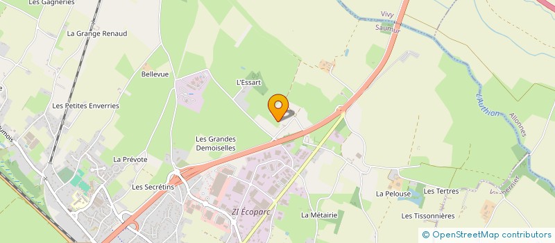 localisation de l'entreprise MONSIEUR VINCENT POTTIER  SAUMUR