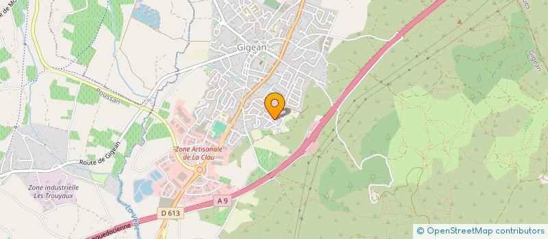localisation de l'entreprise MONSIEUR VINCENT POUCHAIN  GIGEAN