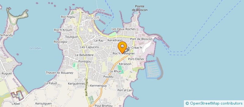 localisation de l'entreprise MONSIEUR VINCENT POUCHARD  ROSCOFF