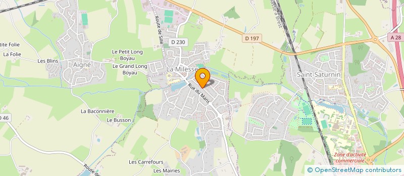 localisation de l'entreprise MONSIEUR VINCENT POUILLET  LE MANS