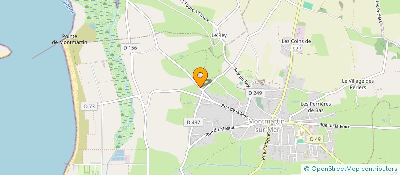 localisation de l'entreprise MONSIEUR VINCENT POULLAIN  MONTMARTIN-SUR-MER