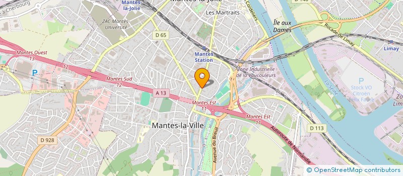 localisation de l'entreprise MONSIEUR VINCENT POULLEAU  MANTES-LA-VILLE