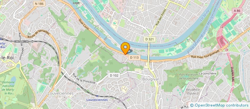 localisation de l'entreprise MONSIEUR VINCENT POZO  BOUGIVAL