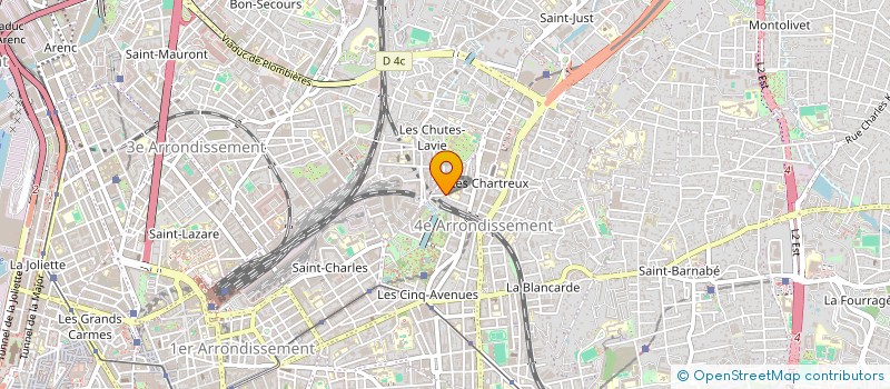 localisation de l'entreprise MONSIEUR VINCENT PRADINES  MARSEILLE