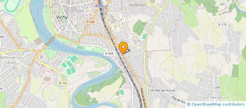 localisation de l'entreprise MONSIEUR VINCENT PREPOIGNOT à VICHY