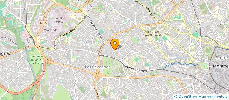 localisation de l'entreprise MONSIEUR VINCENT PREVOST à MONTPELLIER
