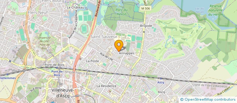 localisation de l'entreprise MONSIEUR VINCENT PROFFIT  VILLENEUVE-D'ASCQ