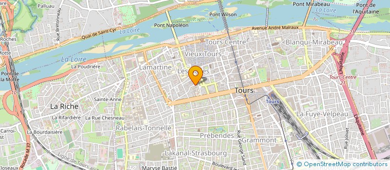 localisation de l'entreprise MONSIEUR VINCENT PROTAT à TOURS