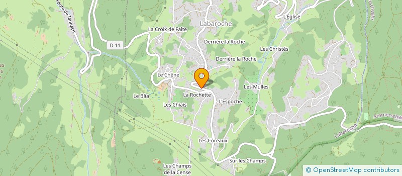 localisation de l'entreprise MONSIEUR VINCENT PRUD'HOMME  LABAROCHE