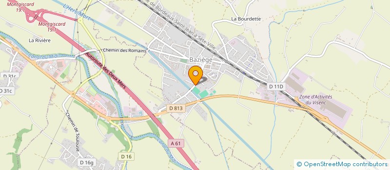 localisation de l'entreprise MONSIEUR VINCENT PRUNIERE  BAZIEGE