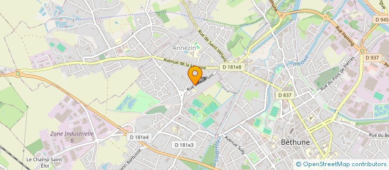 localisation de l'entreprise MONSIEUR VINCENT PRUVOST  ANNEZIN