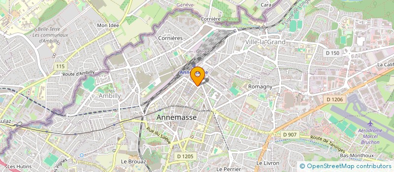 localisation de l'entreprise MONSIEUR VINCENT PRYFER à ANNEMASSE