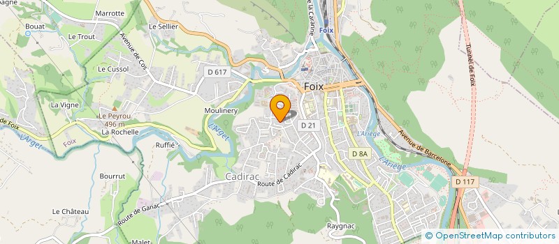 localisation de l'entreprise MONSIEUR VINCENT PULL à FOIX