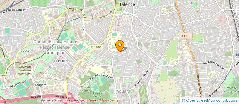localisation de l'entreprise MONSIEUR VINCENT QUEMENER à TALENCE