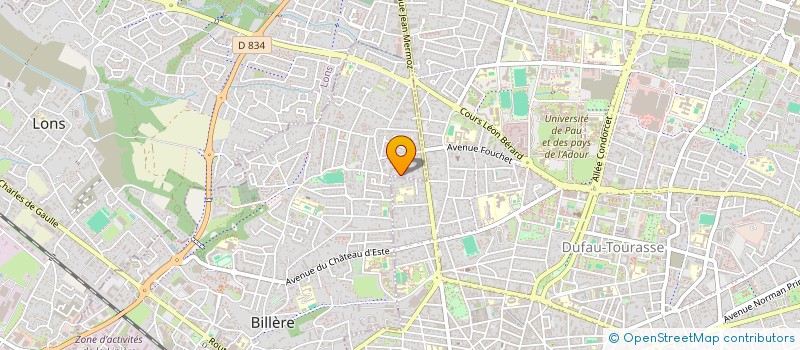 localisation de l'entreprise MONSIEUR VINCENT QUET  BILLERE