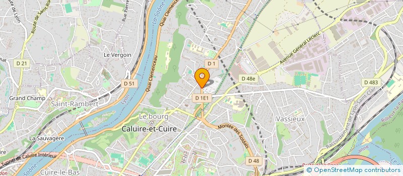 localisation de l'entreprise MONSIEUR VINCENT QUINCIEU  CALUIRE-ET-CUIRE