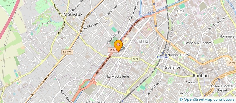 localisation de l'entreprise MONSIEUR VINCENT QUINTIN  TOURCOING