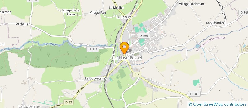 localisation de l'entreprise MONSIEUR VINCENT RACINAIS  LA HAYE-PESNEL