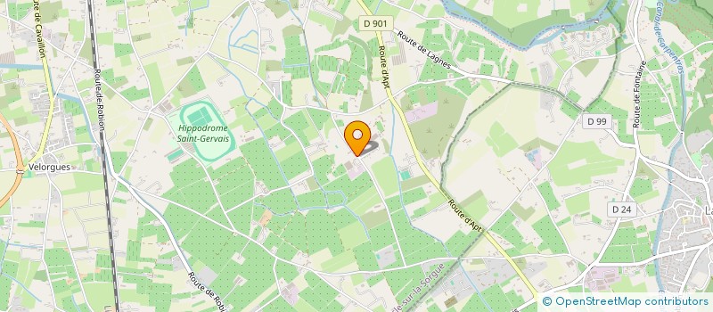 localisation de l'entreprise MONSIEUR VINCENT RACINE à L'ISLE-SUR-LA-SORGUE