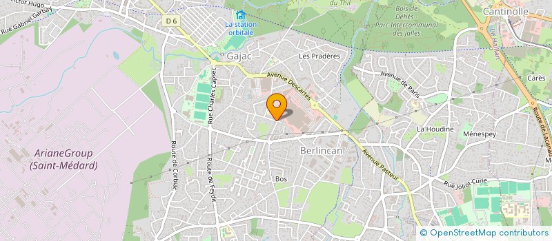 localisation de l'entreprise MONSIEUR VINCENT RADOSAVLJEVIC  SAINT-MEDARD-EN-JALLES