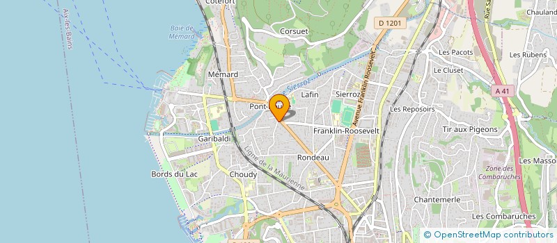 localisation de l'entreprise MONSIEUR VINCENT RAFFAULT  AIX-LES-BAINS