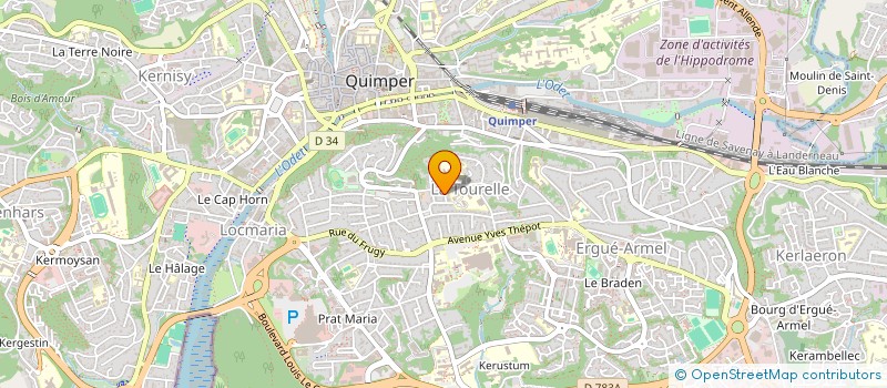 localisation de l'entreprise MONSIEUR VINCENT RAFIK à QUIMPER
