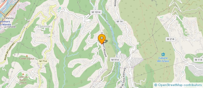 localisation de l'entreprise MONSIEUR VINCENT RAINELLI  COLOMARS