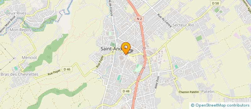 localisation de l'entreprise MONSIEUR VINCENT RAJADE  SAINT-ANDRE