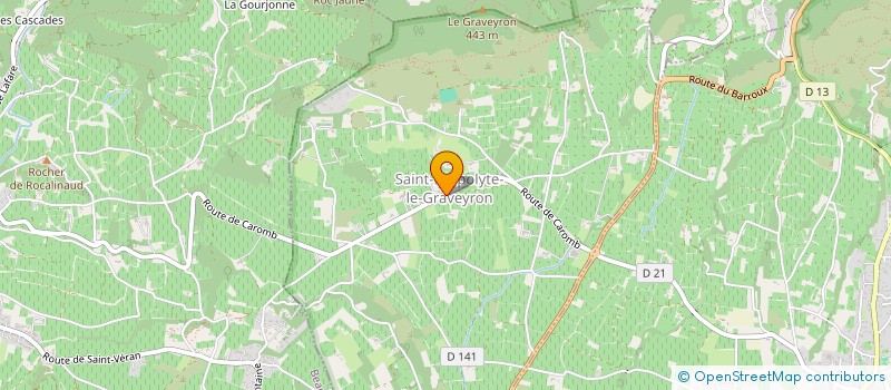 localisation de l'entreprise MONSIEUR VINCENT RAMADE  SAINT-HIPPOLYTE-LE-GRAVEYRON