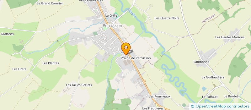 localisation de l'entreprise MONSIEUR VINCENT RAMBURE  PERRUSSON