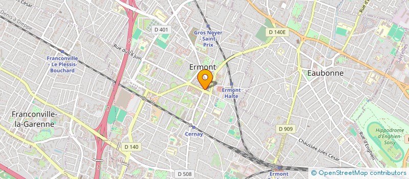 localisation de l'entreprise MONSIEUR VINCENT RANGHEARD  ERMONT