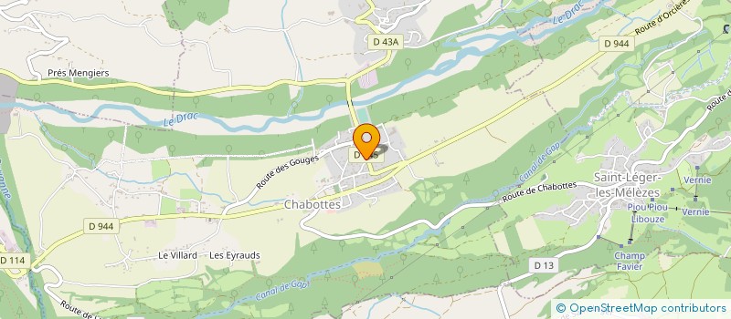 localisation de l'entreprise MONSIEUR VINCENT RANGUIS  CHABOTTES