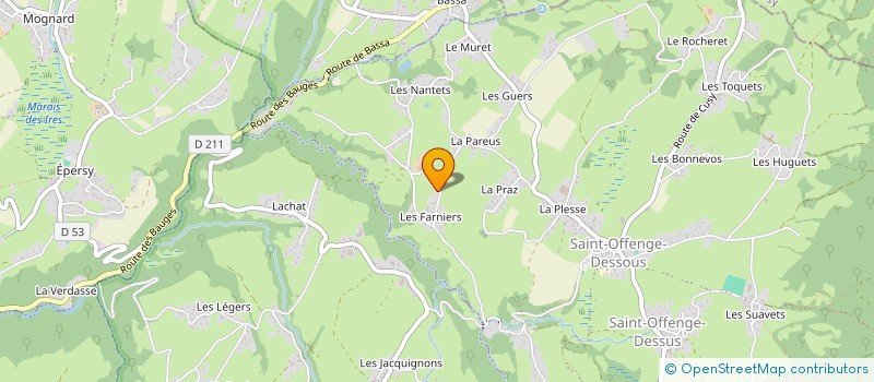 localisation de l'entreprise MONSIEUR VINCENT RASSAT  SAINT-OFFENGE