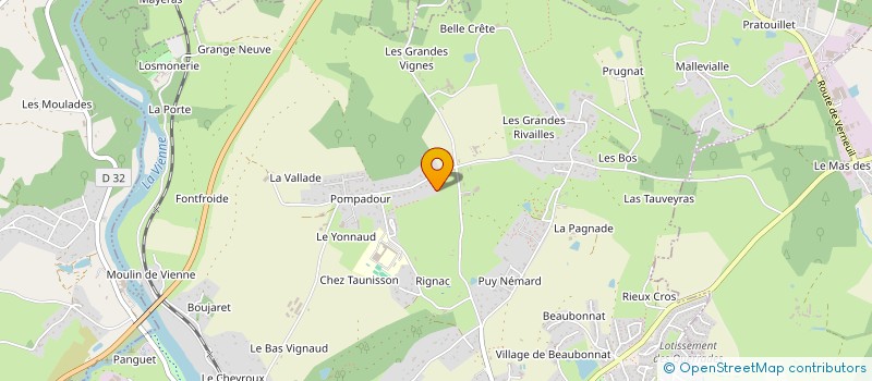 localisation de l'entreprise MONSIEUR VINCENT RATINAUD à AIXE-SUR-VIENNE