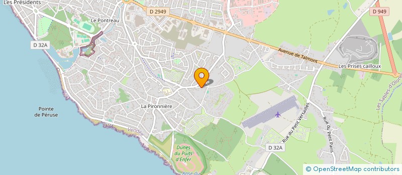 localisation de l'entreprise MONSIEUR VINCENT RAUTURIER à LES SABLES D'OLONNE