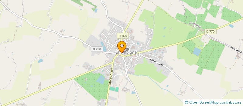 localisation de l'entreprise MONSIEUR VINCENT RAVENEAU  LES HAUTS-D'ANJOU