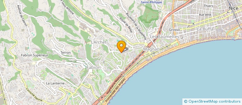 localisation de l'entreprise MONSIEUR VINCENT RAVERA  NICE