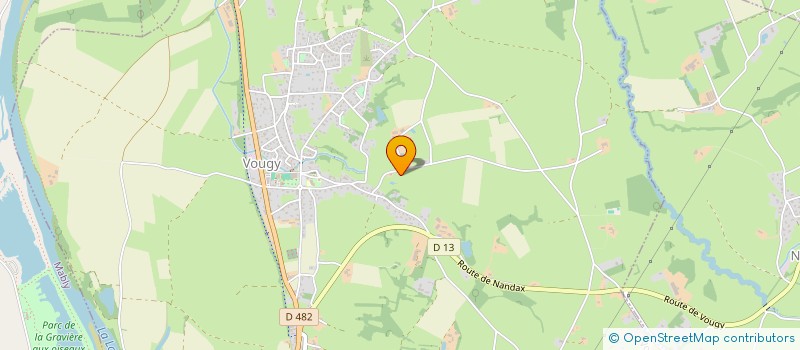 localisation de l'entreprise MONSIEUR VINCENT RAY  VOUGY